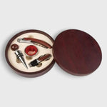 Coffret en Bois Tire-bouchon Sommelier Rouge
