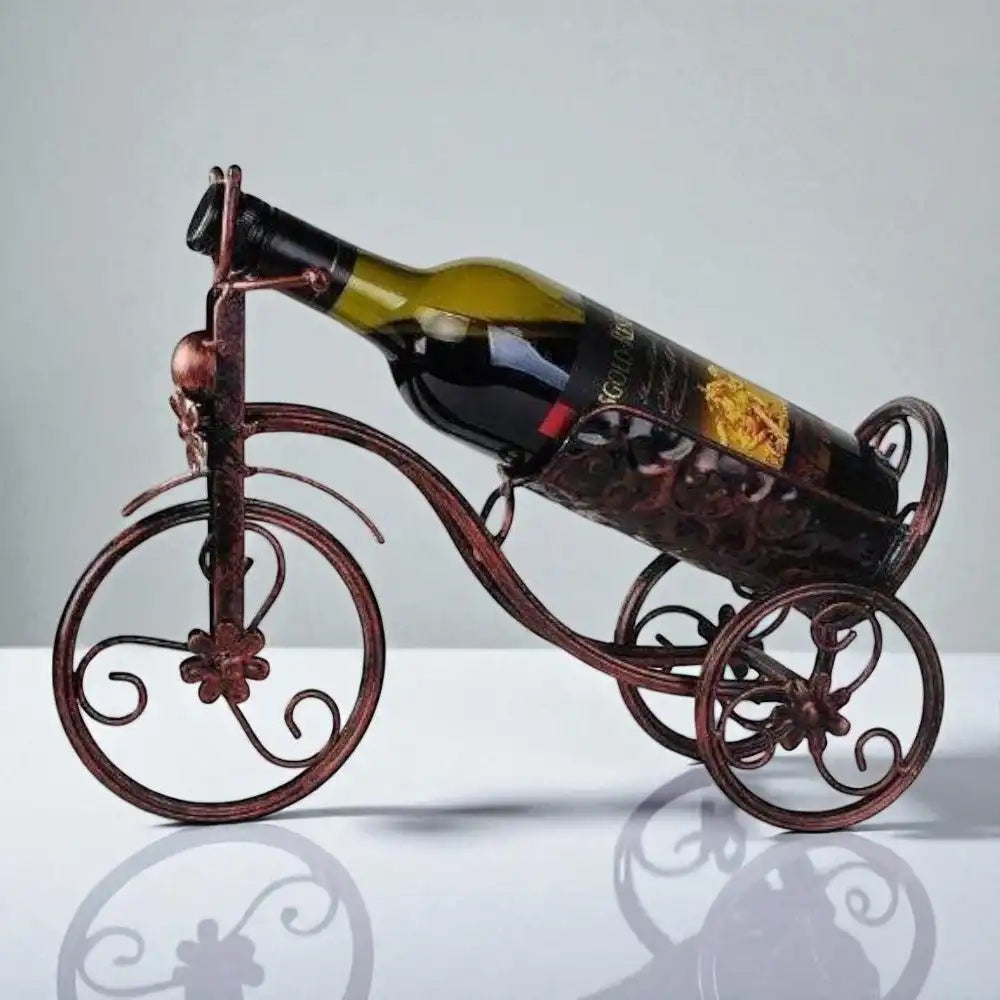 Porte-bouteille de Vin Bicyclette Métal