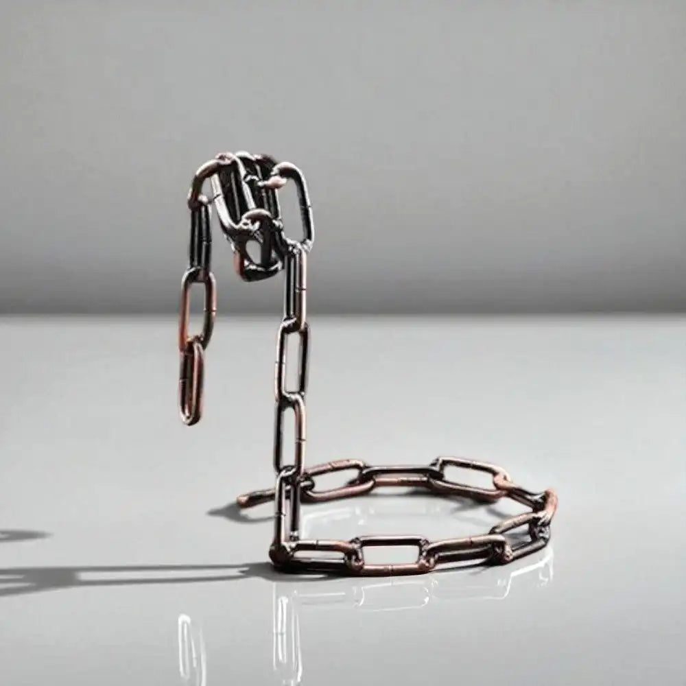 Porte-bouteille de Vin Chaîne Bronze
