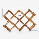 Range bouteille Étagère Bois