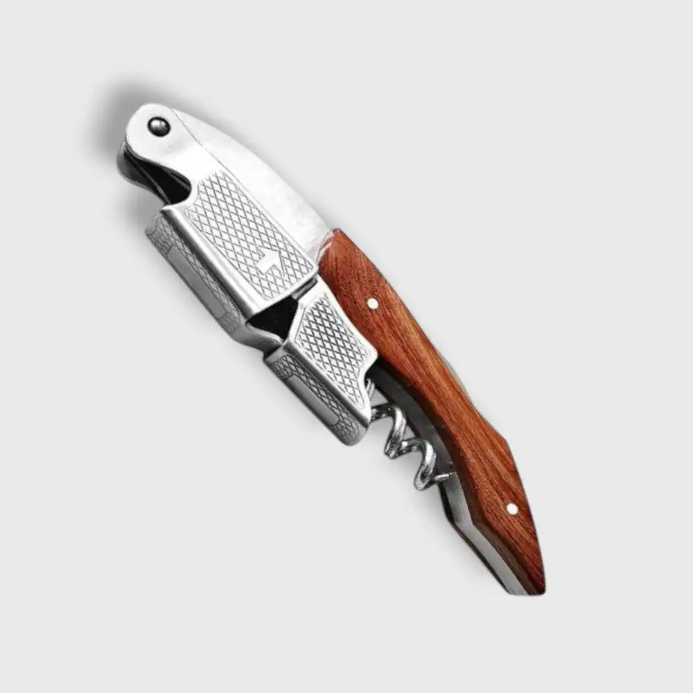 Kellnermesser Flaschenöffner Edelstahl