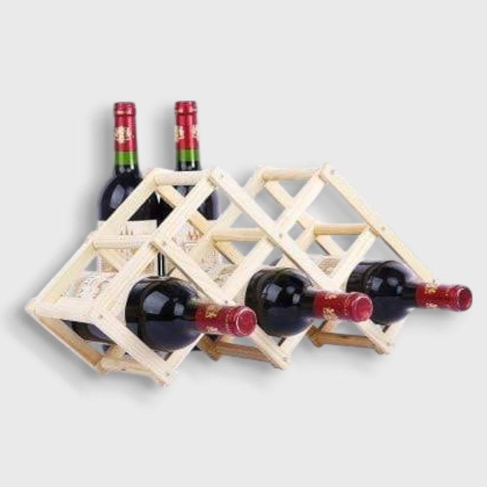 Weinflaschenhalter Holz für Schrank